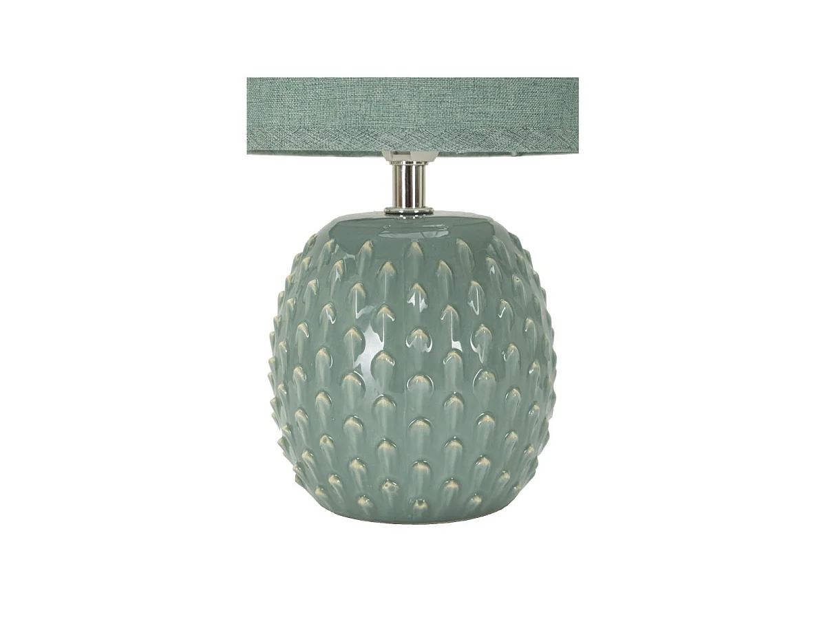 Lampe à Poser en Céramique "Pontus" 27cm Turquoise