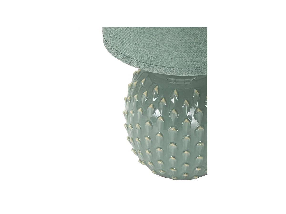Lampe à Poser en Céramique "Pontus" 27cm Turquoise