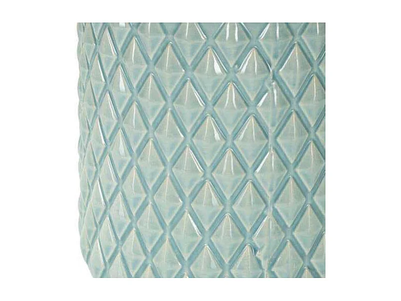 Lampe à Poser en Céramique "Square" 44cm Turquoise