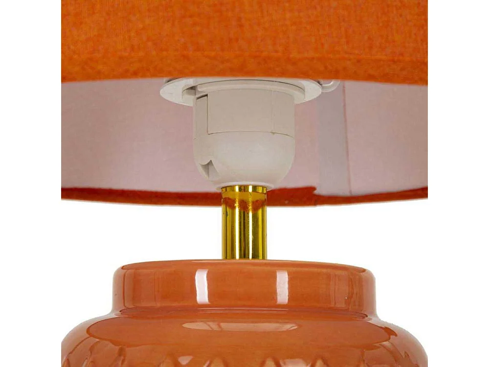 Lampe à Poser en Céramique "Square" 44cm Orange