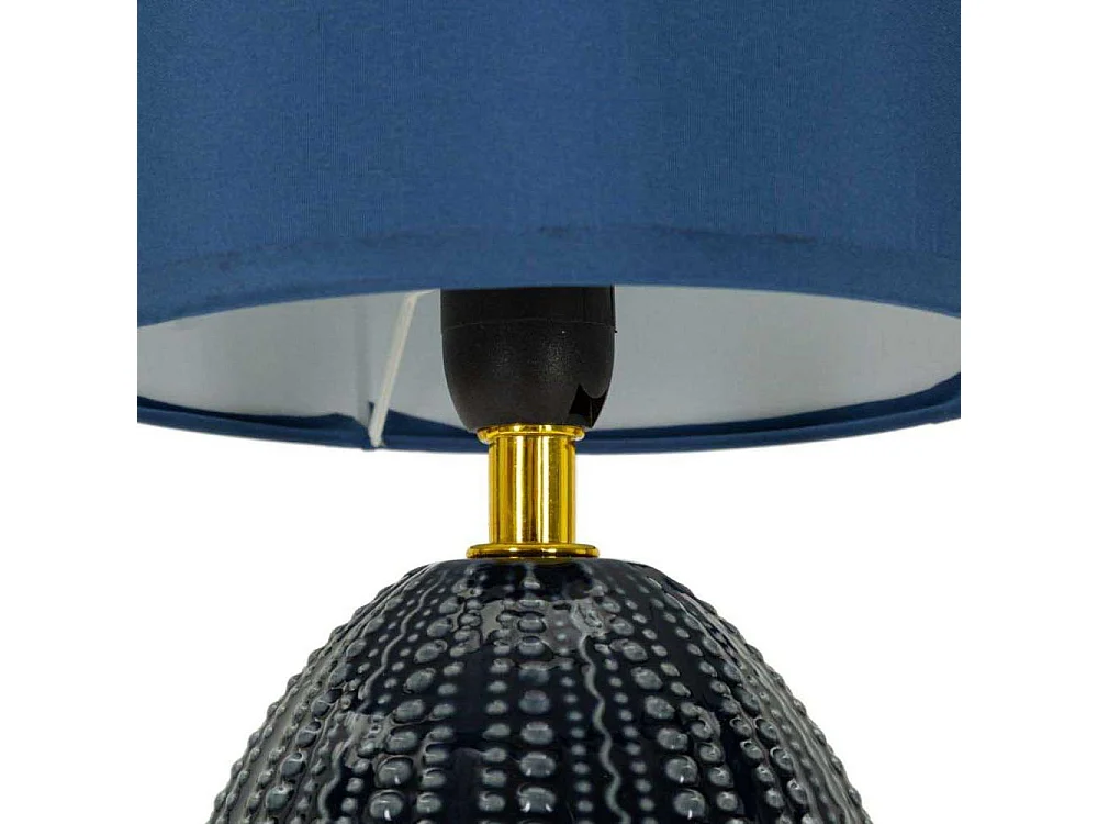 Lampe à Poser en Céramique "Flavi" 30cm Bleu
