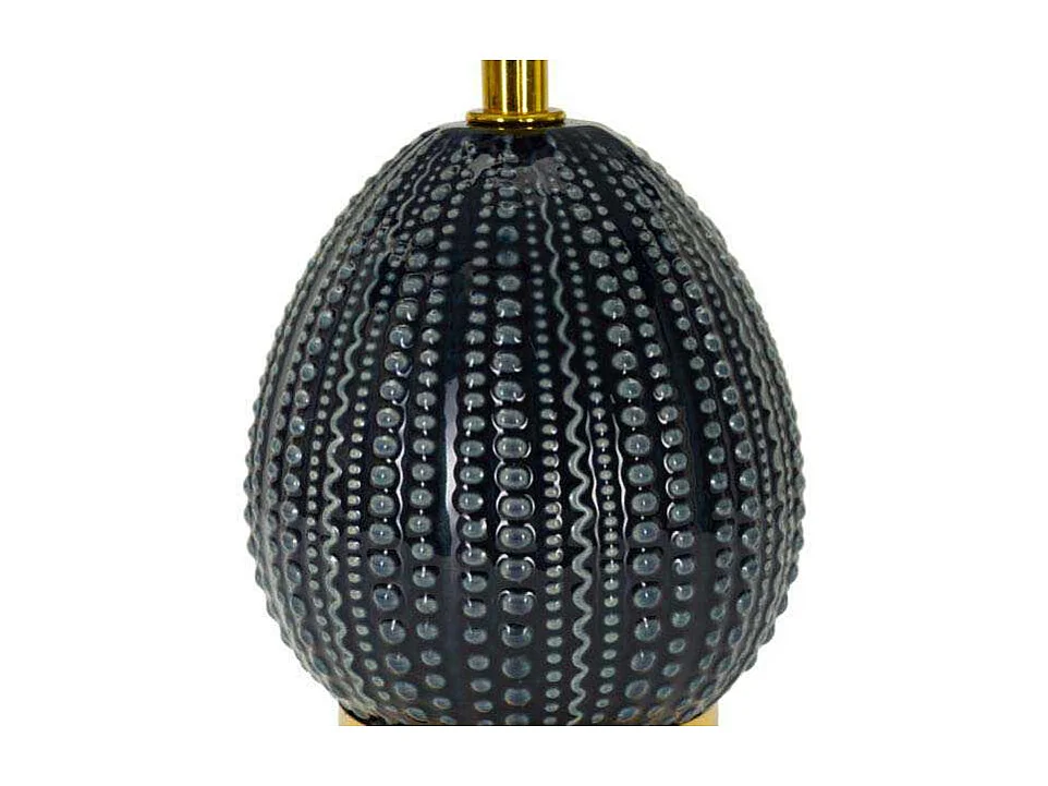 Lampe à Poser en Céramique "Flavi" 30cm Bleu