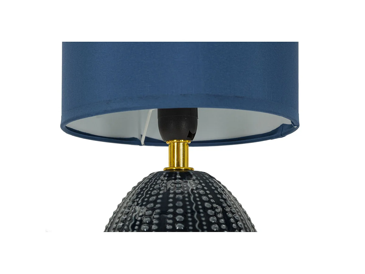 Lampe à Poser en Céramique "Flavi" 30cm Bleu