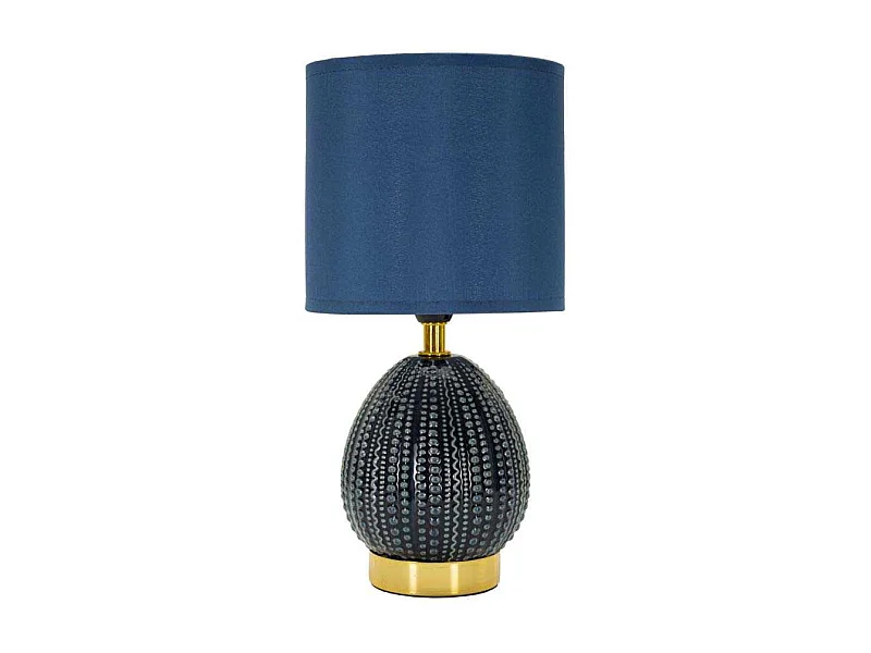Lampe à Poser en Céramique "Flavi" 30cm Bleu