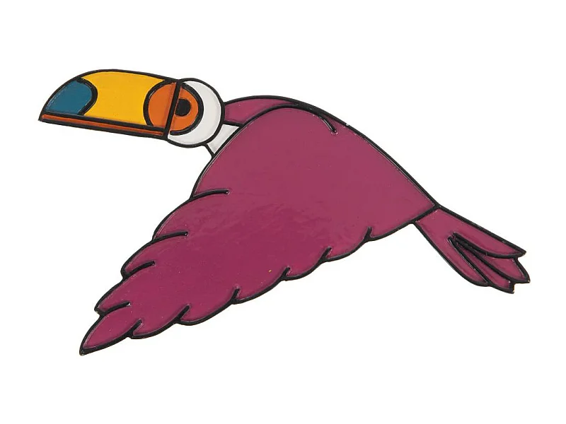 Oiseau Toucan rose mural