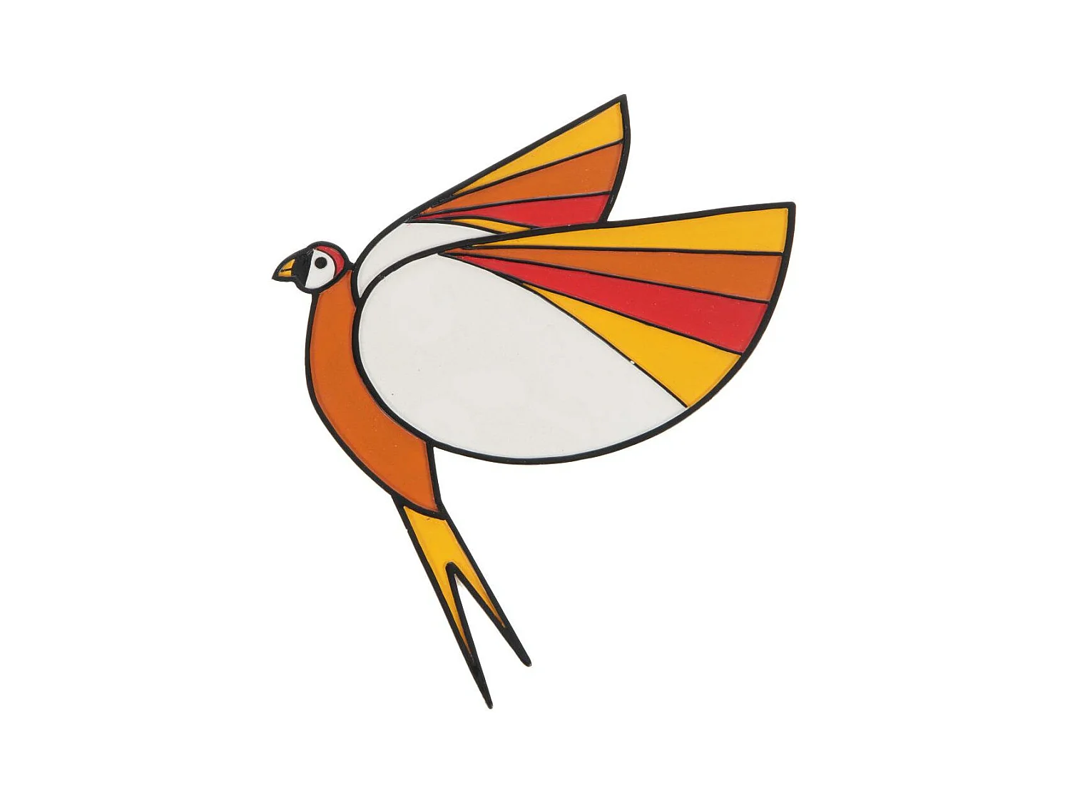 Oiseau Colibri orange mural