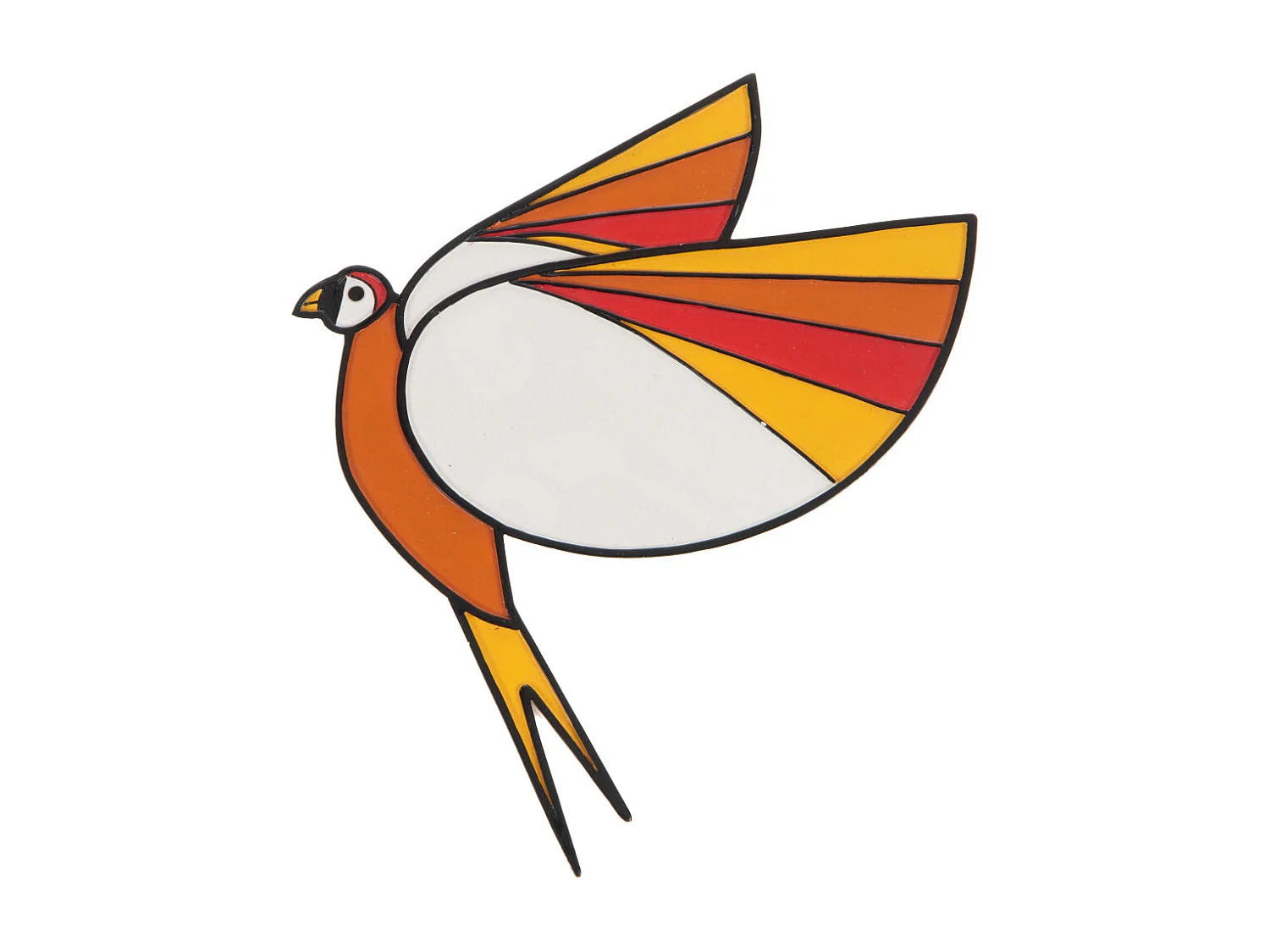 Oiseau Colibri orange mural