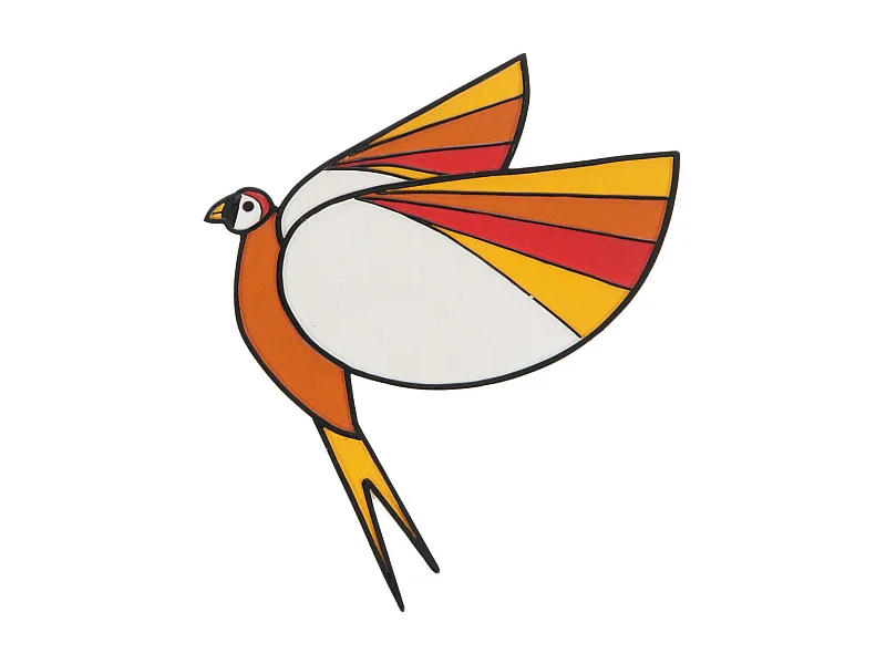 Oiseau Colibri orange mural