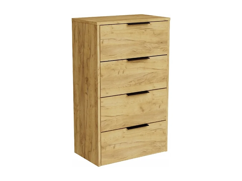 Schoenenkast Eiken Goud Craft Hal Moderne Schoenenrek