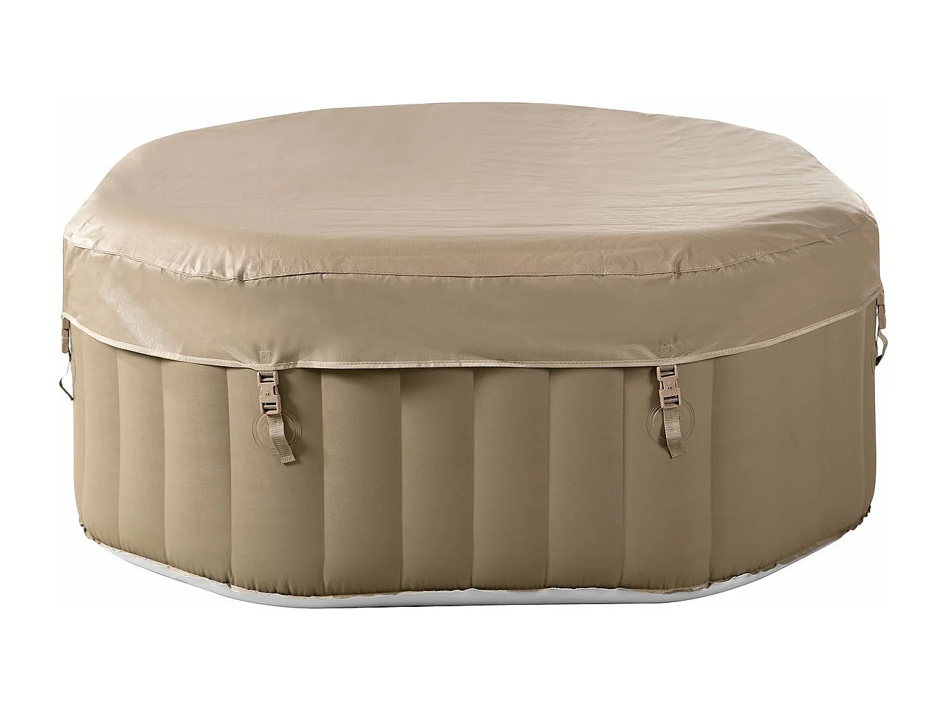 Spa gonfiabile ottagonale in PVC "Los Angeles" - 4 posti - Beige