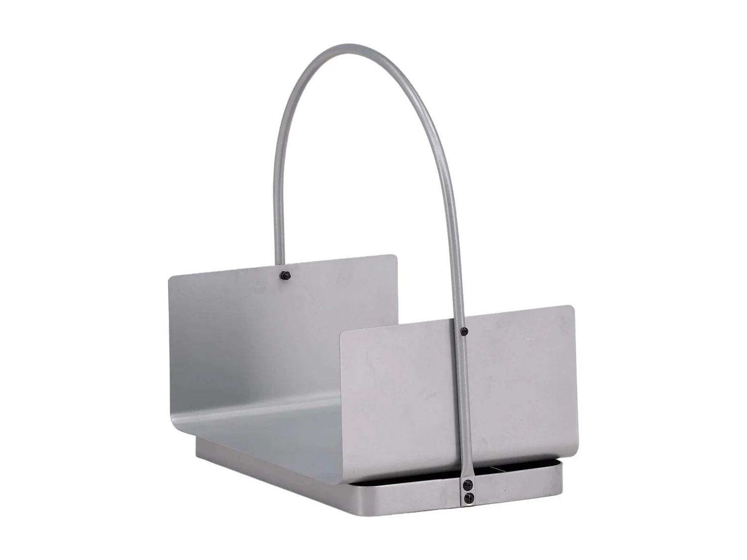 Range-Bûches en Métal "Godoma" 49cm Argent