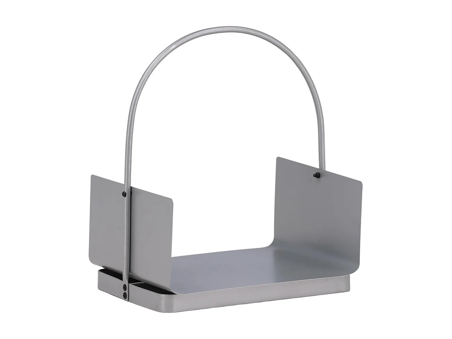 Range-Bûches en Métal "Godoma" 49cm Argent