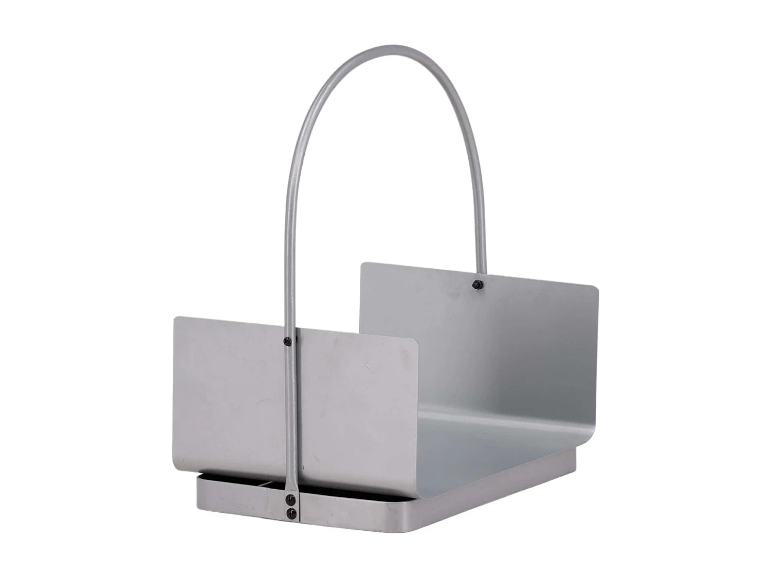 Range-Bûches en Métal "Godoma" 49cm Argent