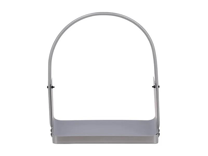 Range-Bûches en Métal "Godoma" 49cm Argent