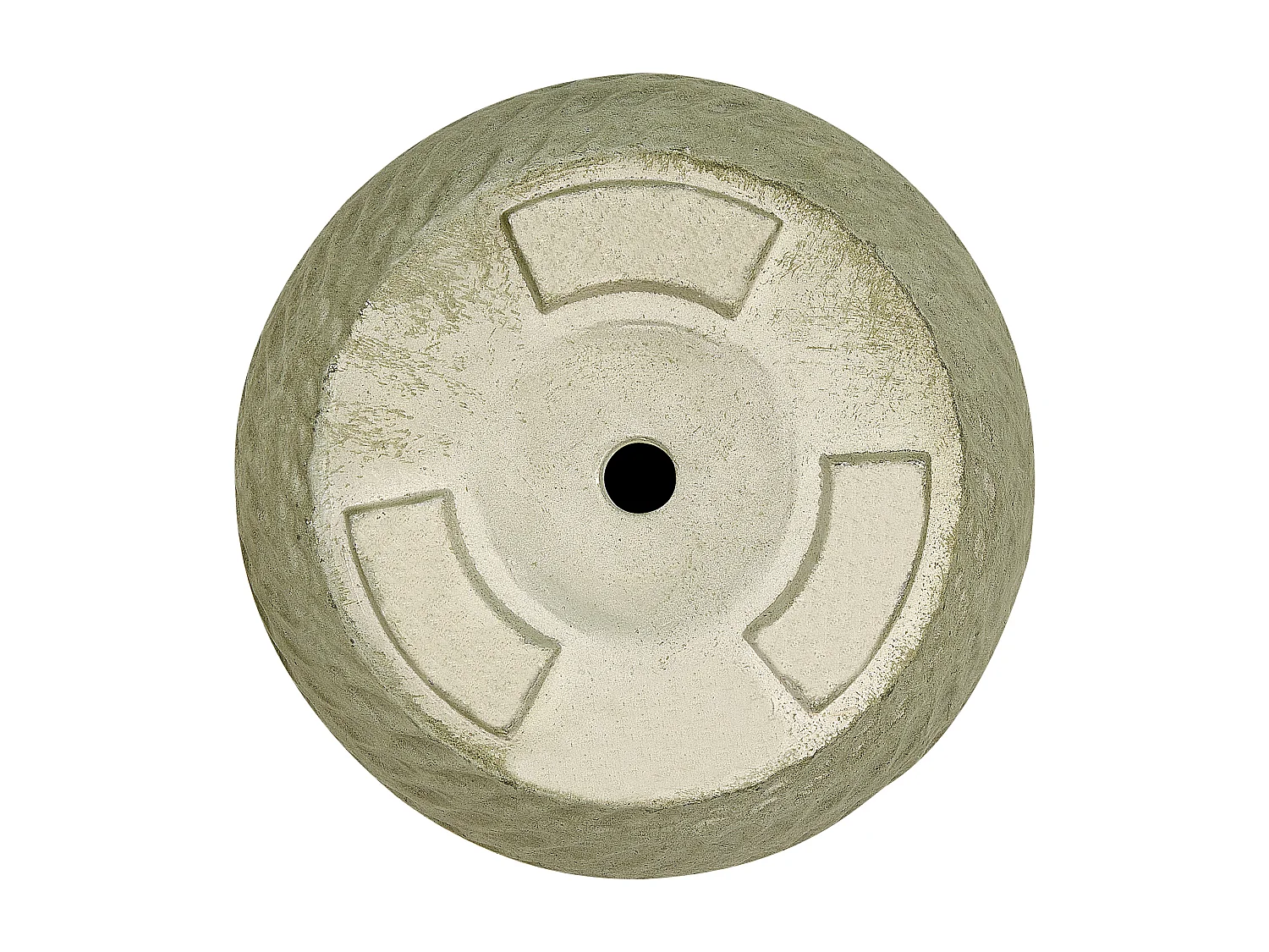 Vaso per piante LIVADIA Pietra 19 cm Verde oliva