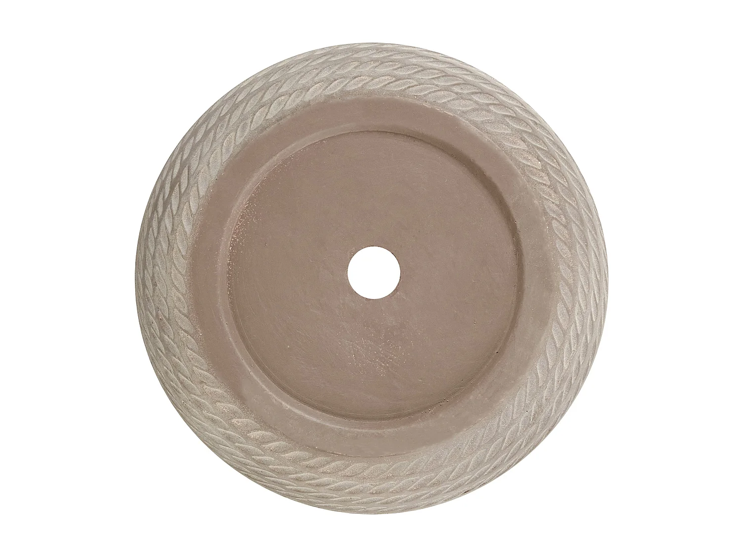 Bloempot LIVADIA Steen 27 cm Taupe