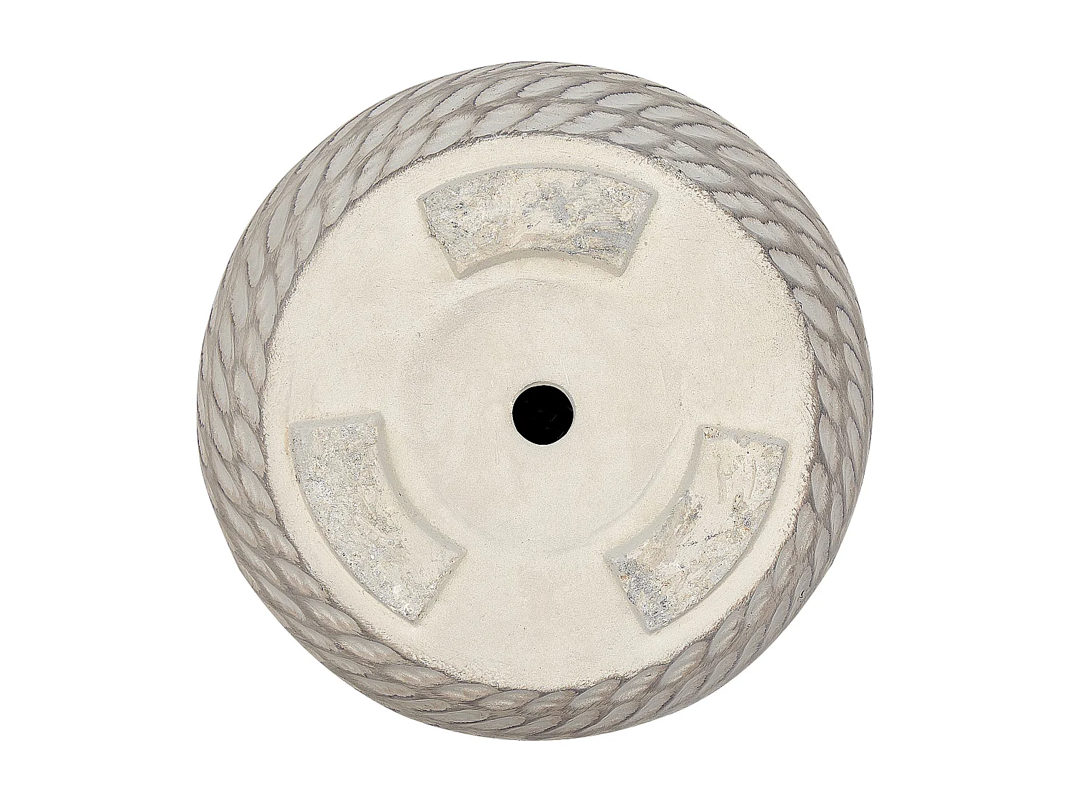 Vaso per piante LIVADIA Pietra 19 cm Tortora