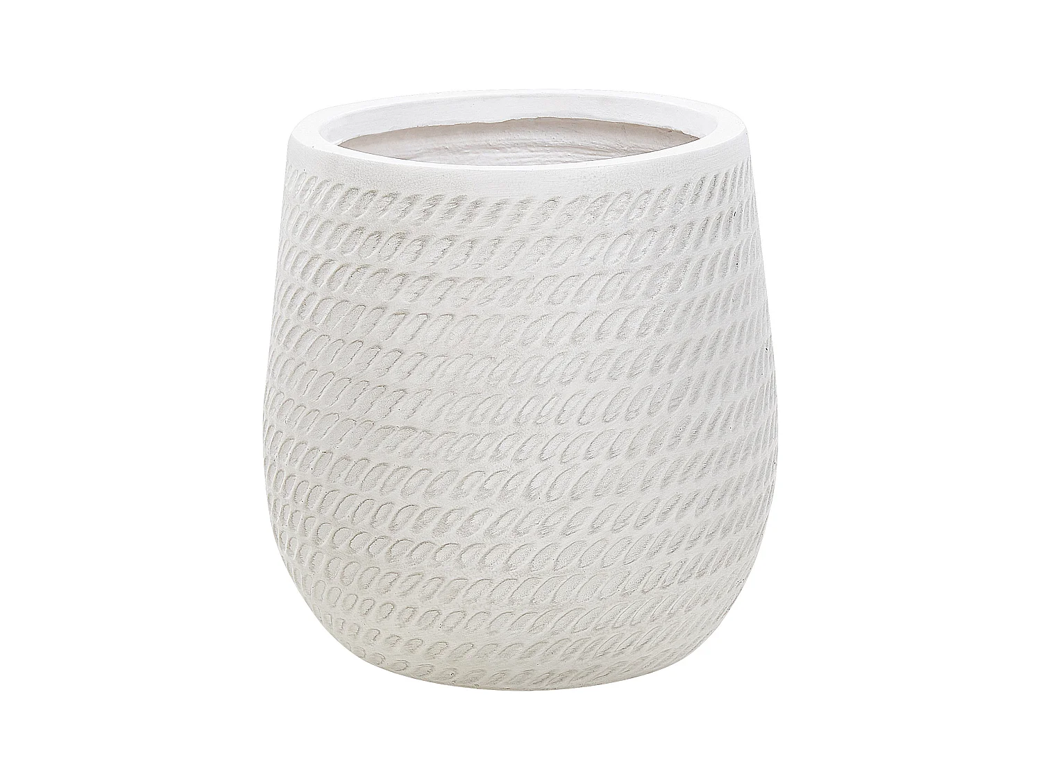 Cache-pot LIVADIA 27 cm Blanc cassé