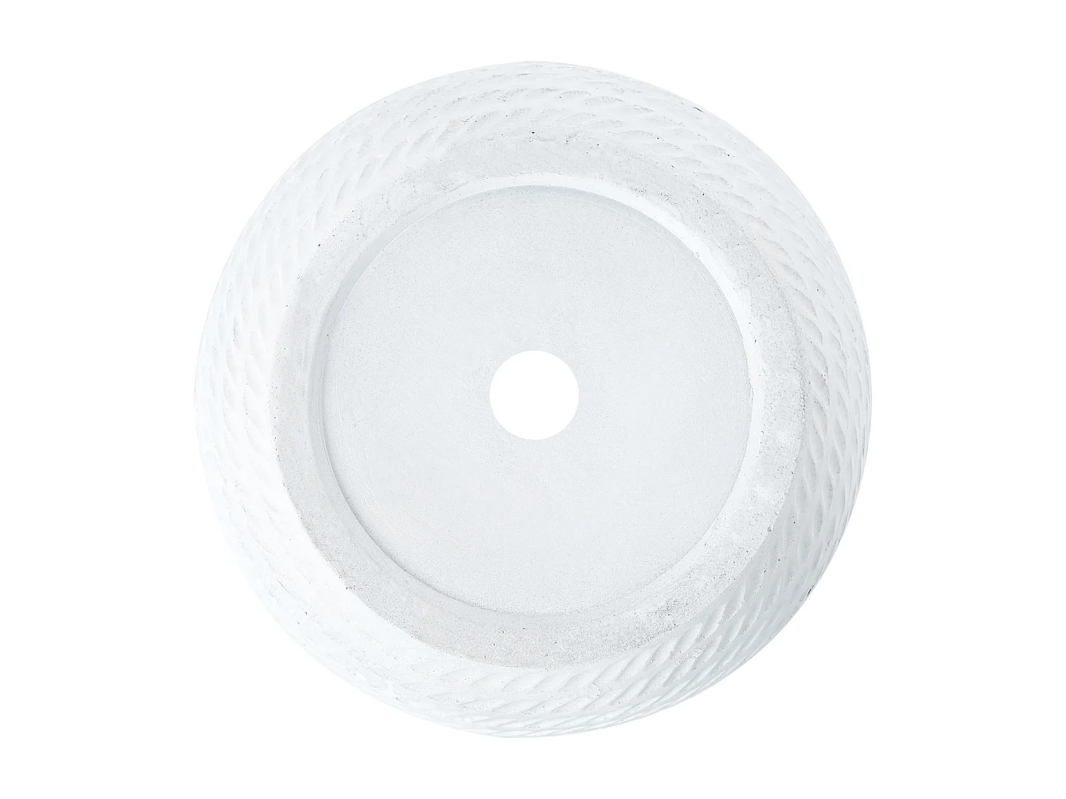 Cache-pot LIVADIA 27 cm Blanc cassé