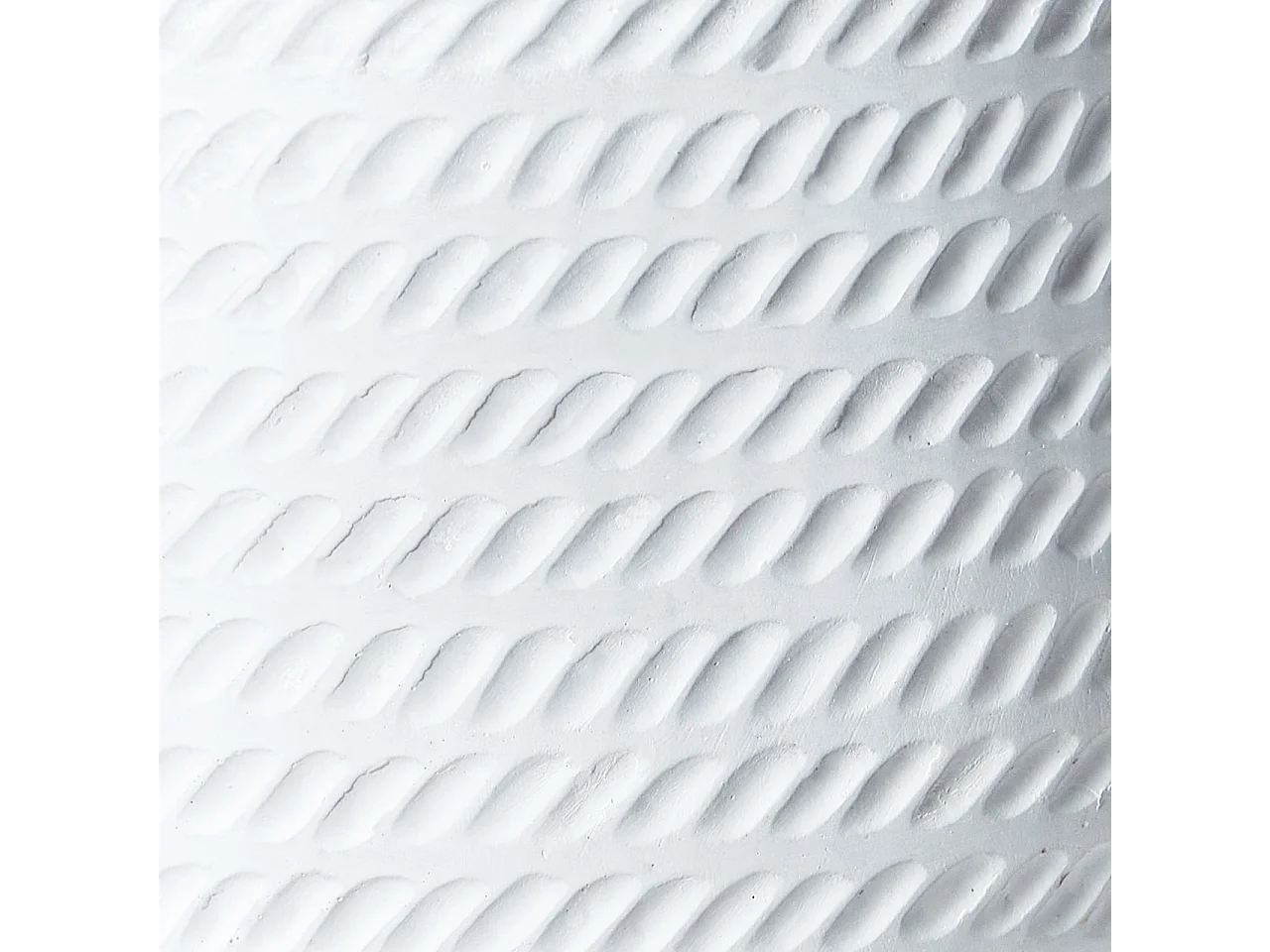 Doniczka LIVADIA Kamień 27 cm Złamana biel