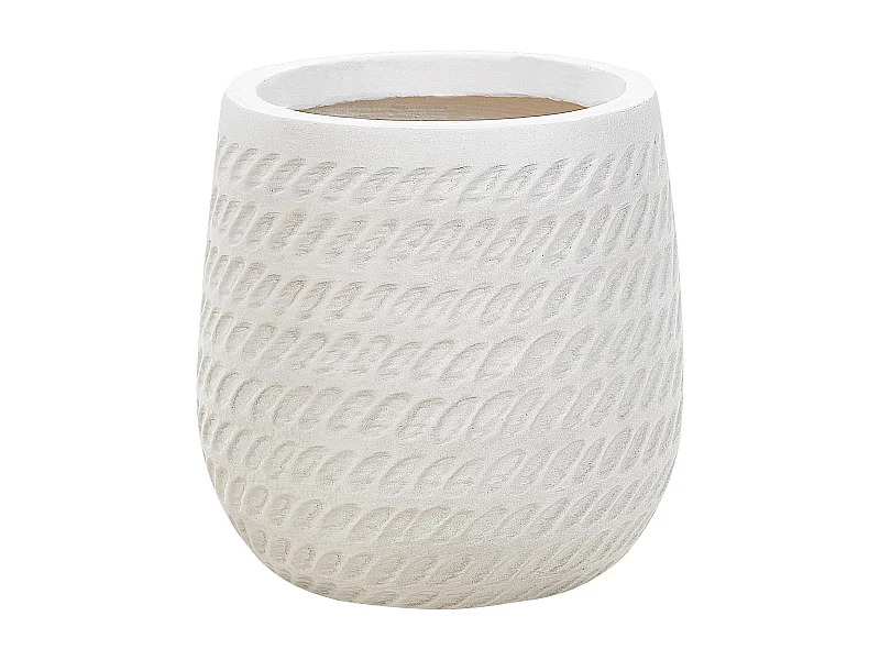 Cache-pot LIVADIA 19 cm Blanc cassé