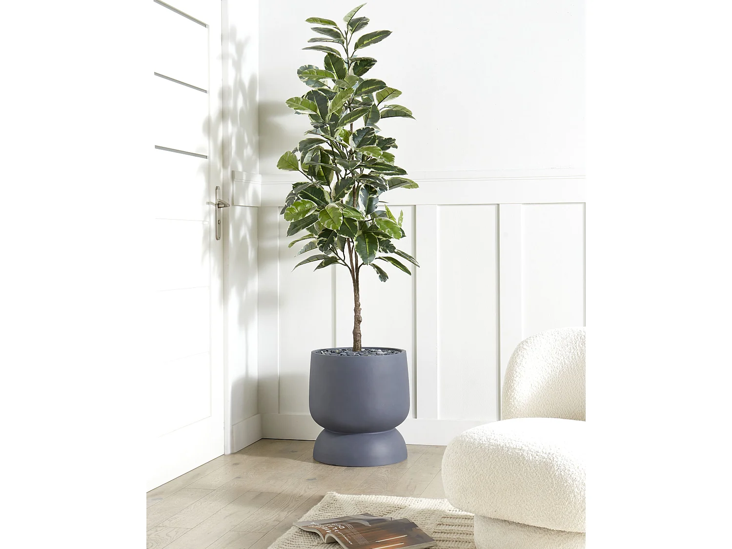 Cache-pot ARAUCARIA 42 cm Gris