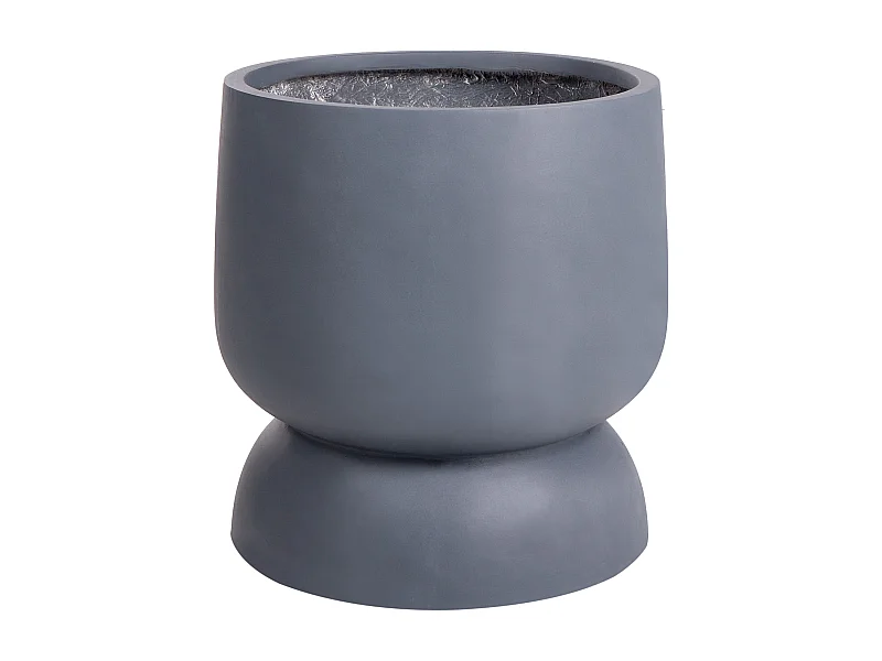 Vaso per piante ARAUCARIA Ceramica 42 cm Grigio