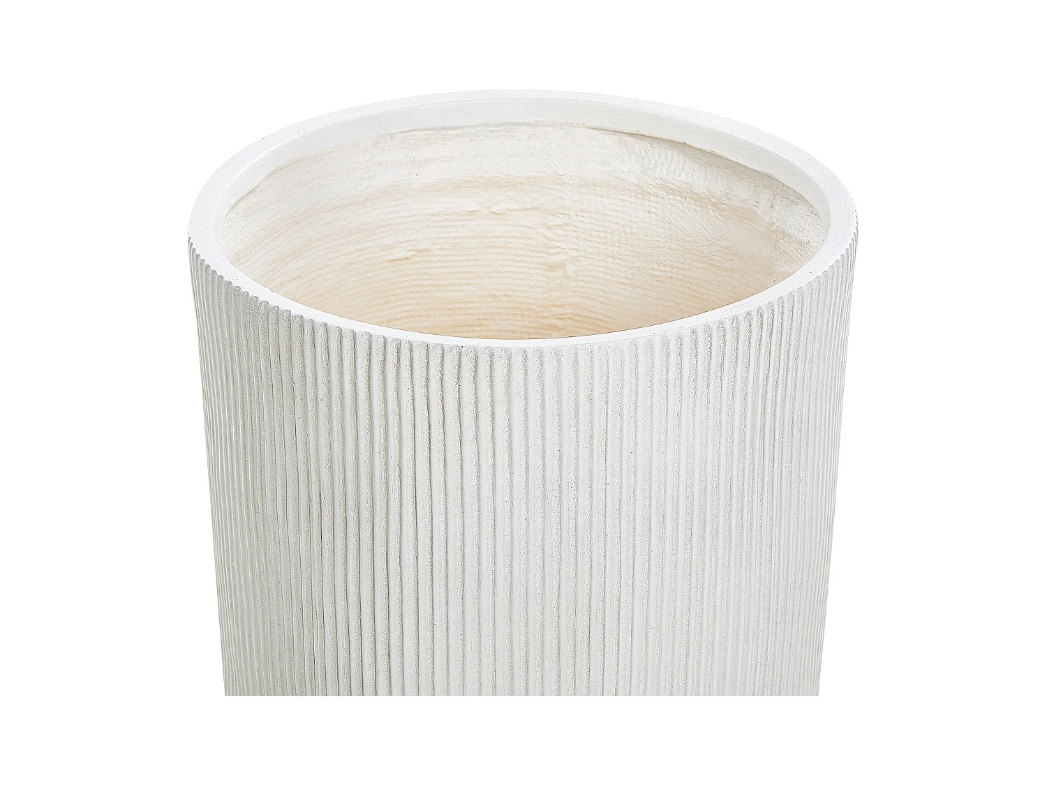 Bloempot OREOI Keramiek 45 cm Gebroken wit