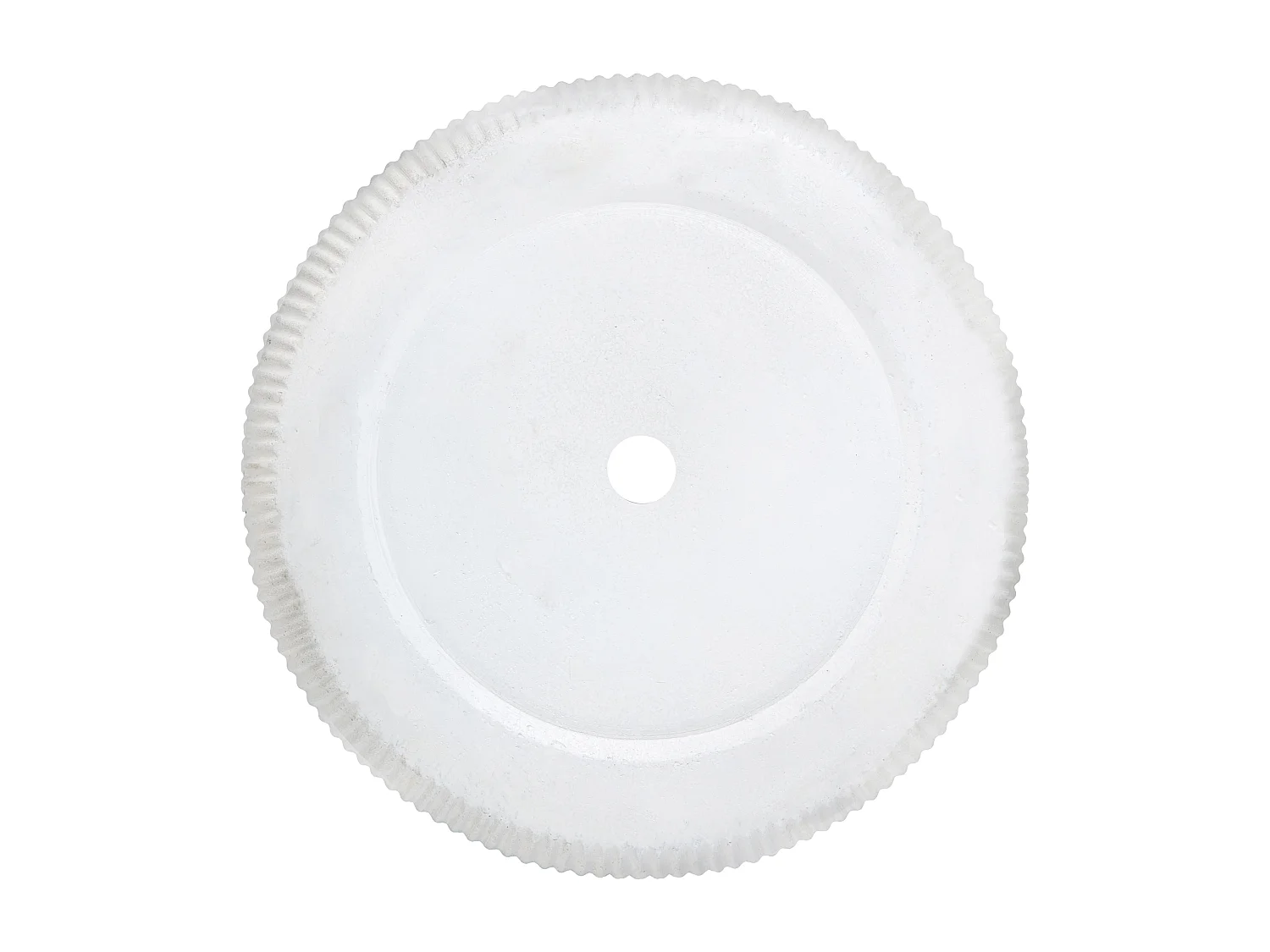 Blumenkübel OREOI Keramik 45 cm Cremeweiss