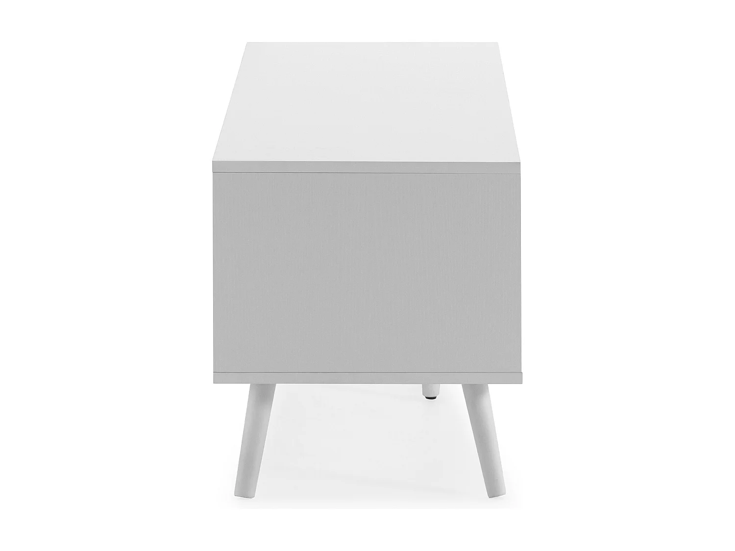 Meuble Tv Telmo 3 portes couleur Blanc 130 cm