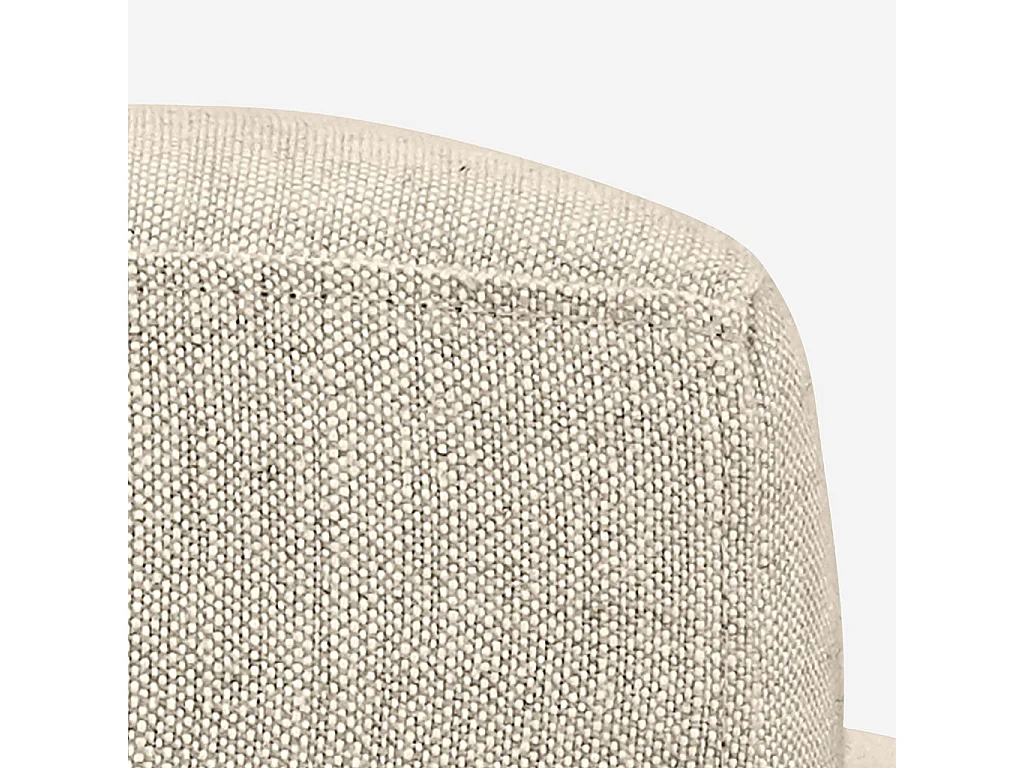 Habitat - Canapé 3 places en coton et lin garni de plumes - Beige - Ottone II