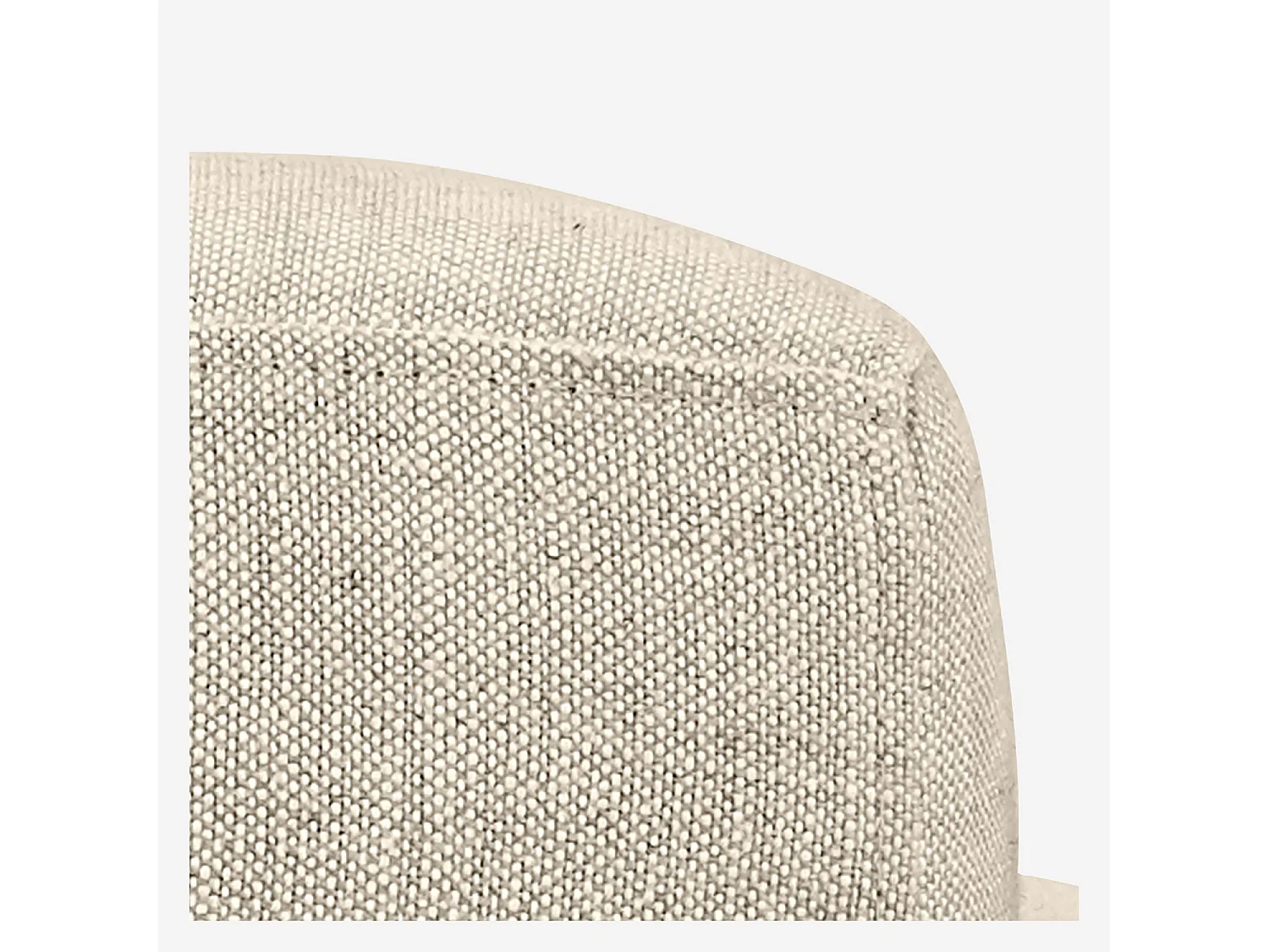 Habitat - Canapé 3 places en coton et lin garni de plumes - Beige - Ottone II