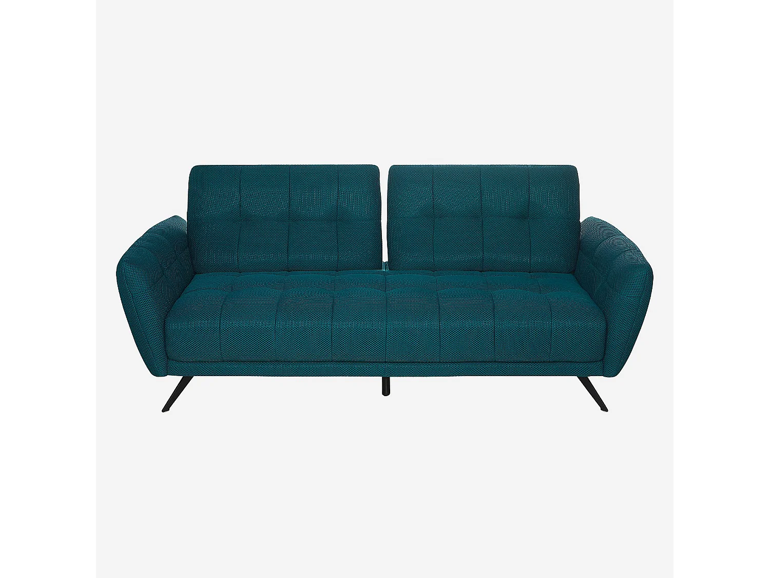 Habitat - Canapé 3 places en tissu 3D avec dossier avance-recule - Bleu canard - Design by Roberto Bendini - Chety