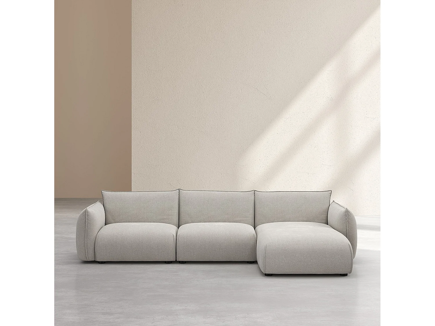 Habitat - Canapé d'angle droit en tissu - Gris perle - Design by Morten Georgsen - Celeste