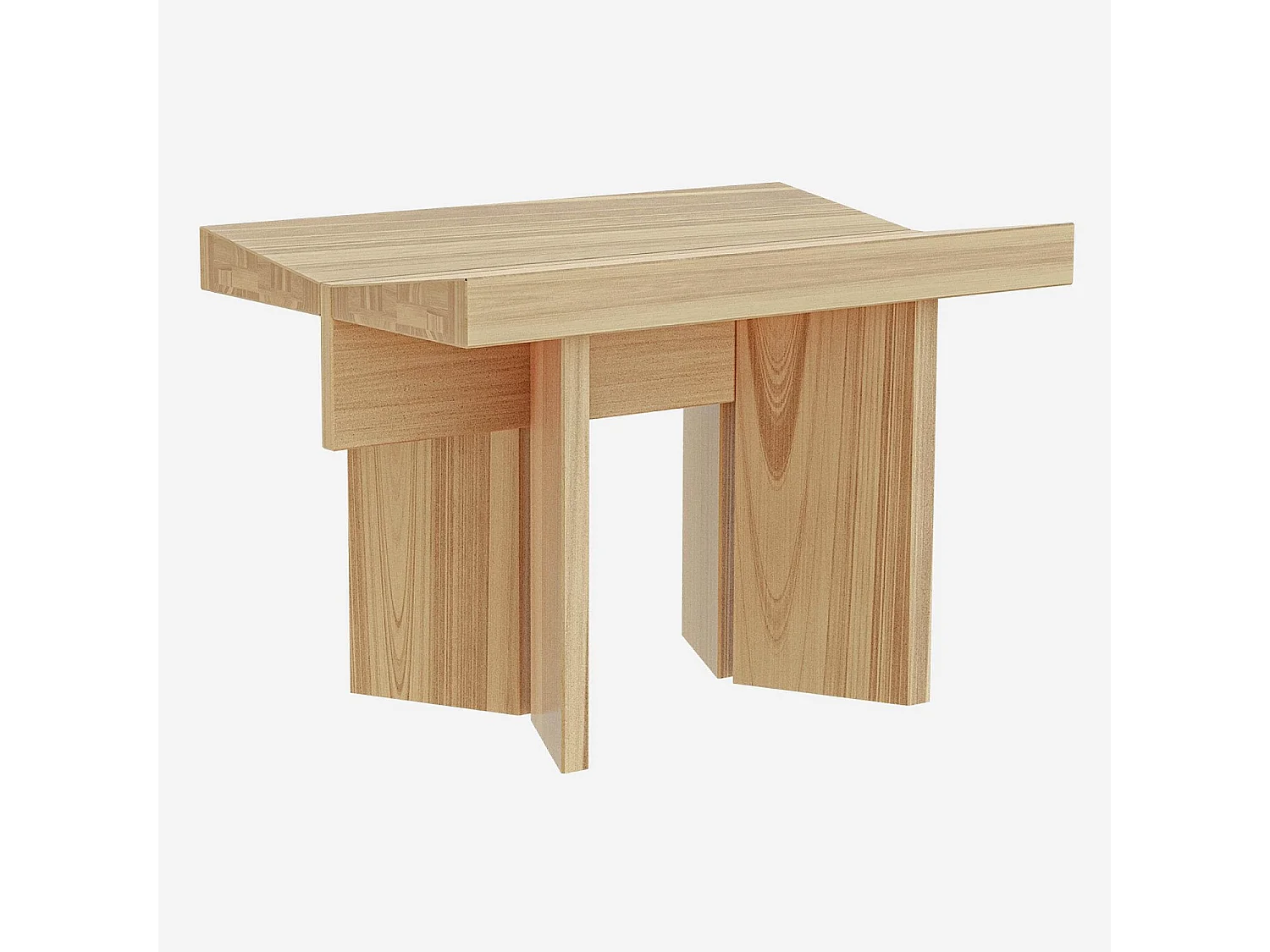 Habitat - Banc en chêne - 70 cm - Archie