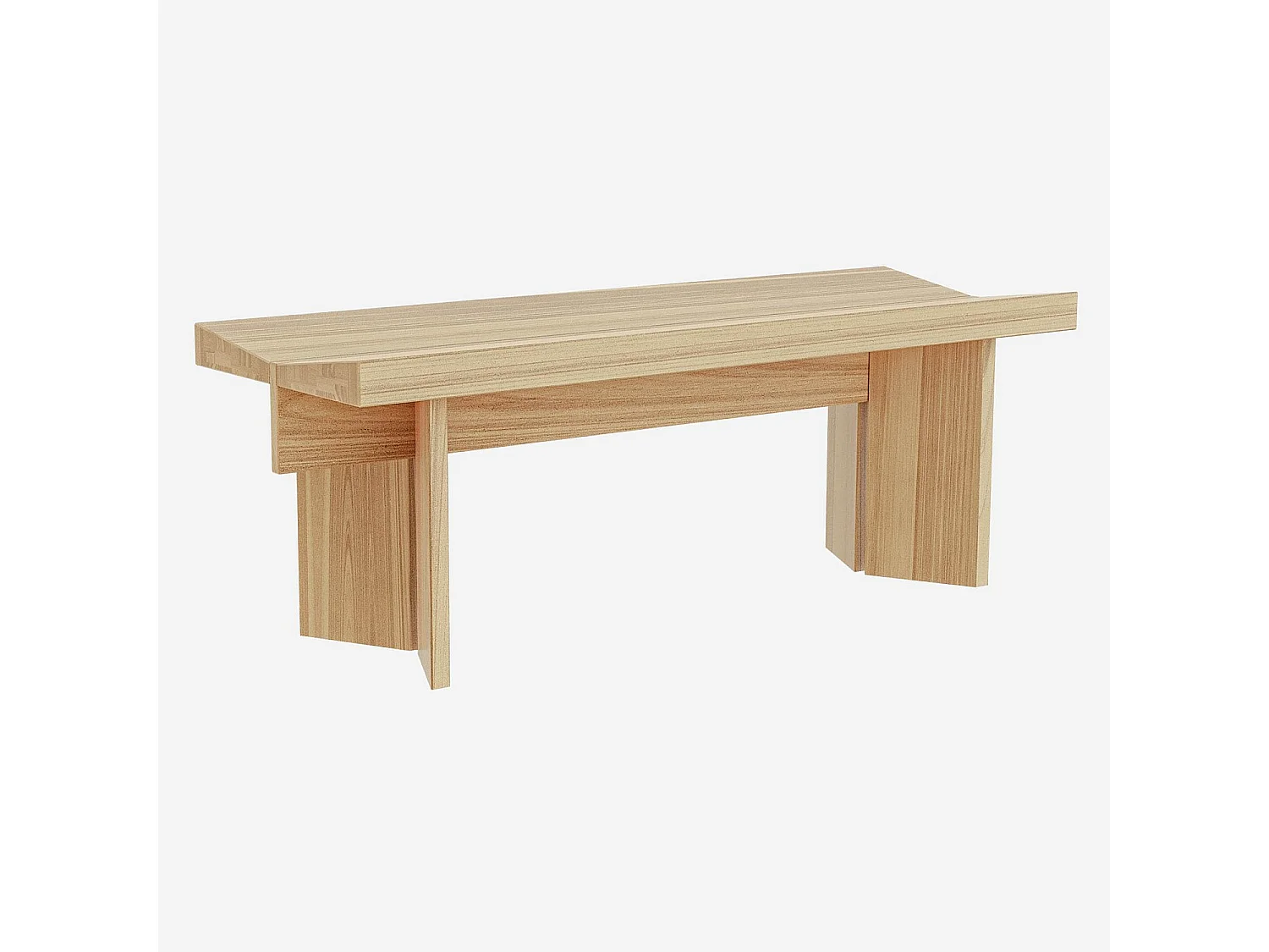 Habitat - Banc en chêne - 130 cm - Archie