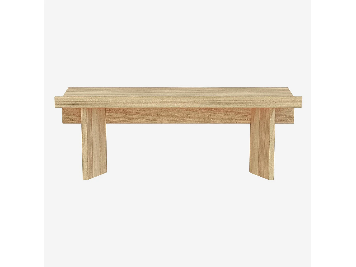 Habitat - Banc en chêne - 130 cm - Archie