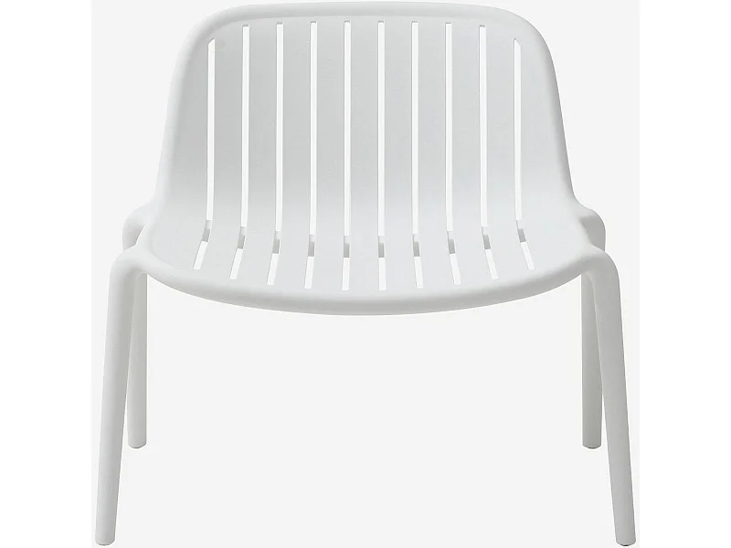Habitat - Fauteuil de jardin en polypropylène - Blanc opalin - Arzon