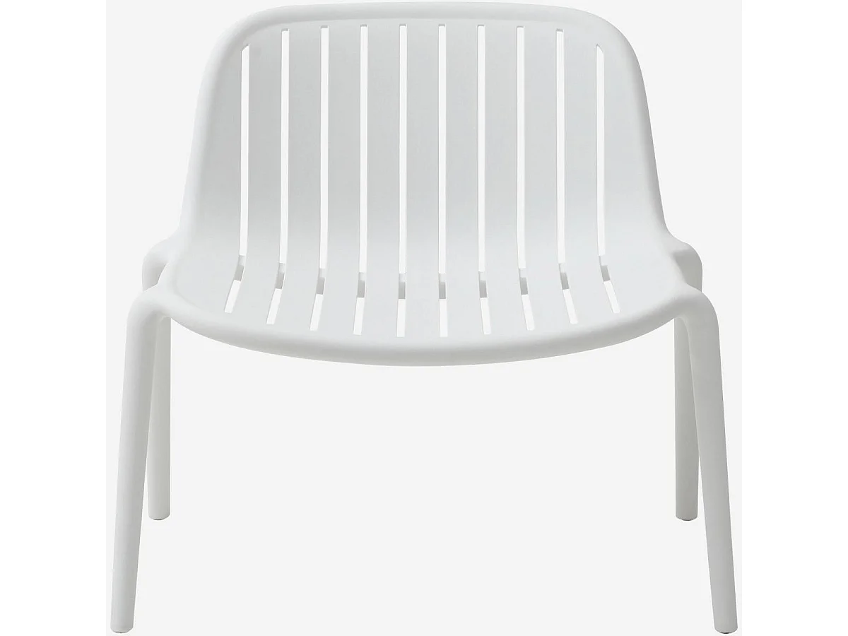 Habitat - Fauteuil de jardin en polypropylène - Blanc opalin - Arzon