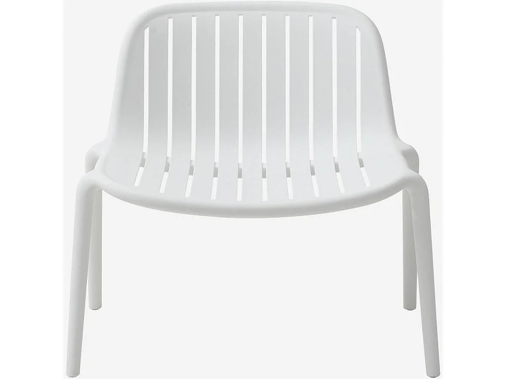 Habitat - Fauteuil de jardin en polypropylène - Blanc opalin - Arzon