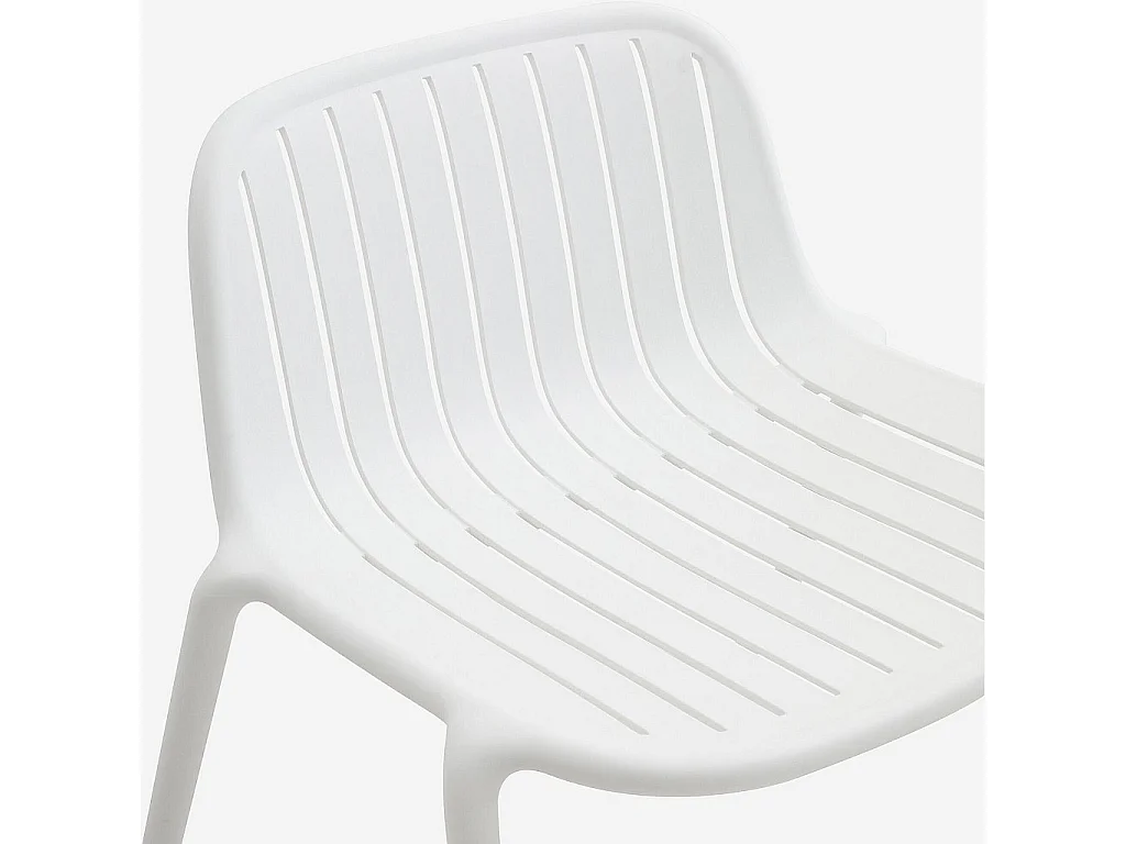 Habitat - Fauteuil de jardin en polypropylène - Blanc opalin - Arzon
