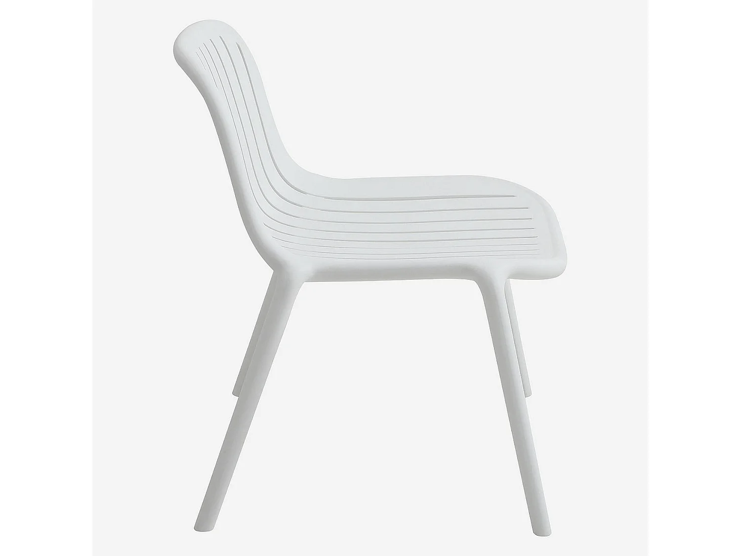 Habitat - Fauteuil de jardin en polypropylène - Blanc opalin - Arzon