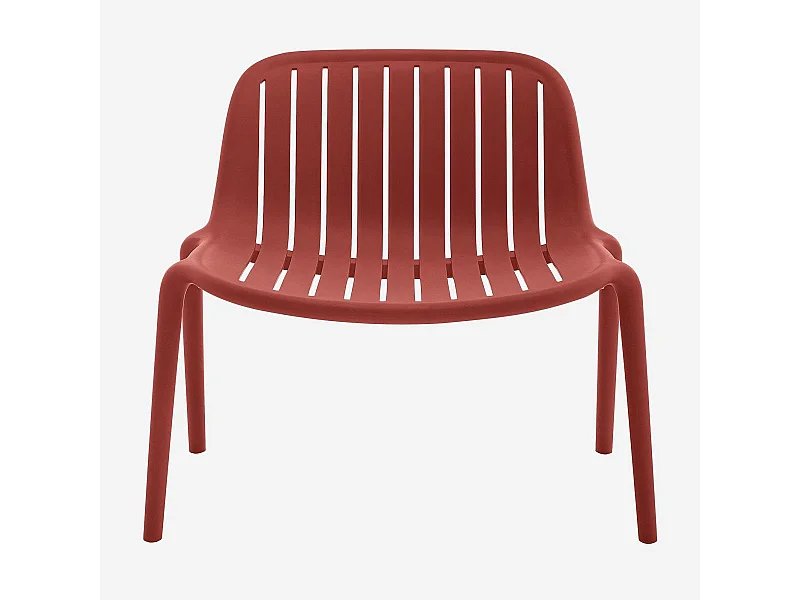 Habitat - Fauteuil de jardin en polypropylène - Rouge parme - Arzon