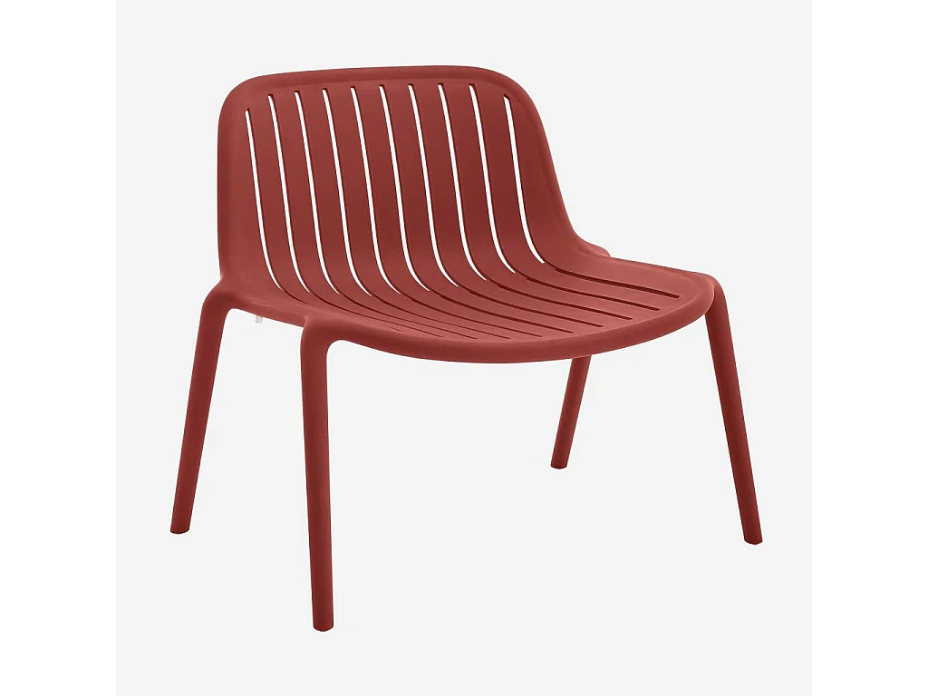 Habitat - Fauteuil de jardin en polypropylène - Rouge parme - Arzon