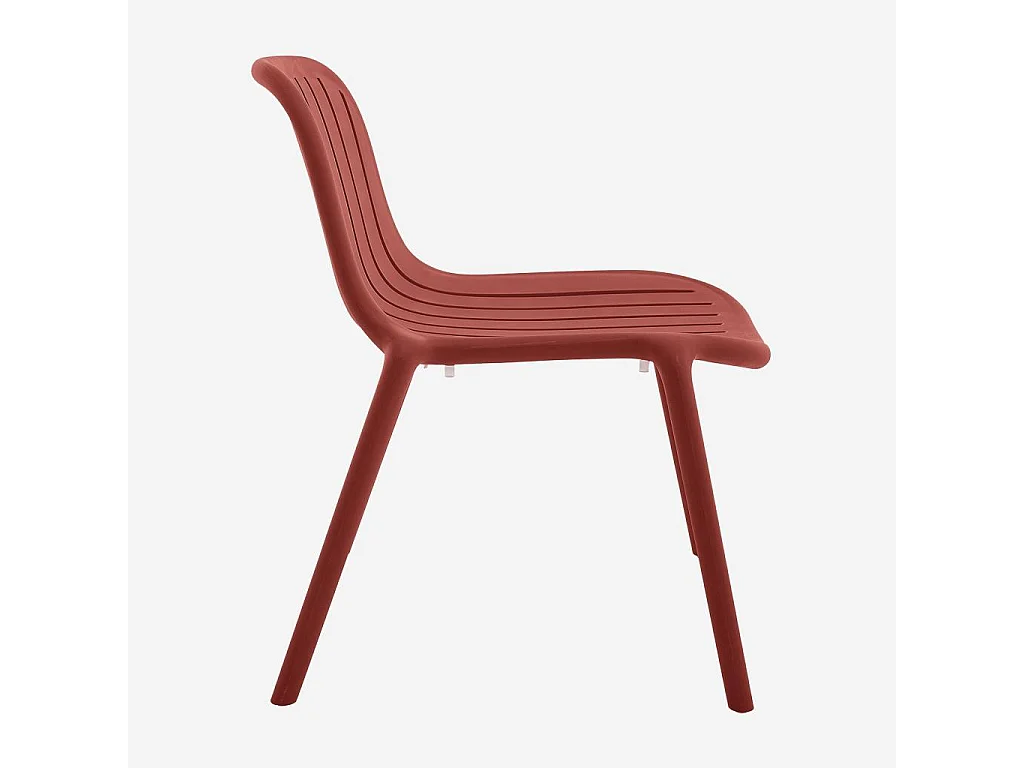 Habitat - Fauteuil de jardin en polypropylène - Rouge parme - Arzon
