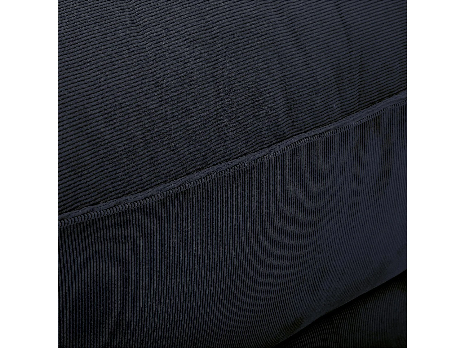 Habitat - Repose-pieds en tissu - Bleu marine - Vesta