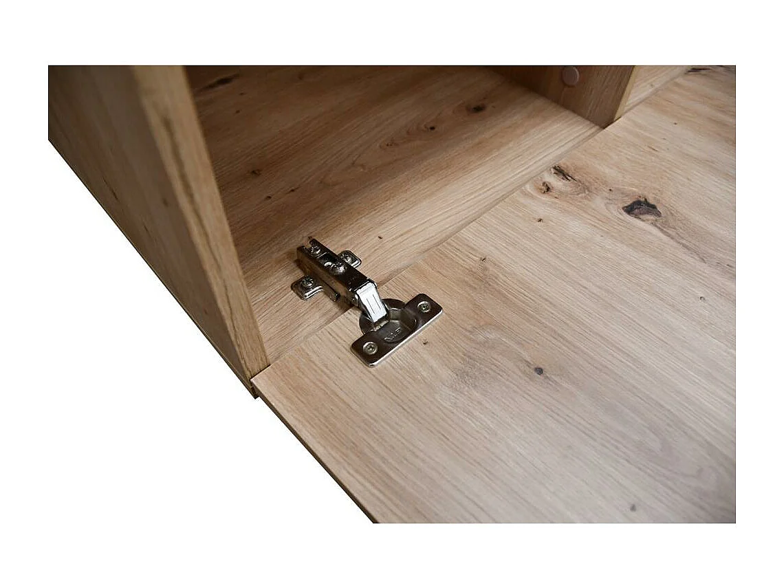 GARDEROBE Margaret II 121/203/43 mit Lamellen und Hochschrank