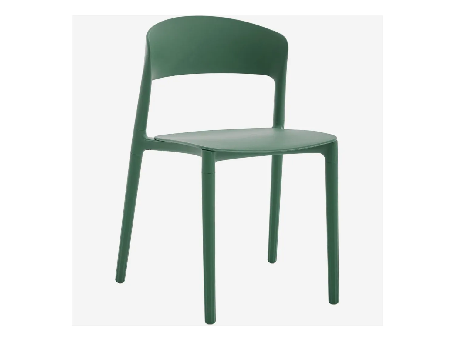 Habitat - Lot de 2 chaises de jardin en polypropylène - Vert sauge - Design by Favaretto & Partners - Faraya