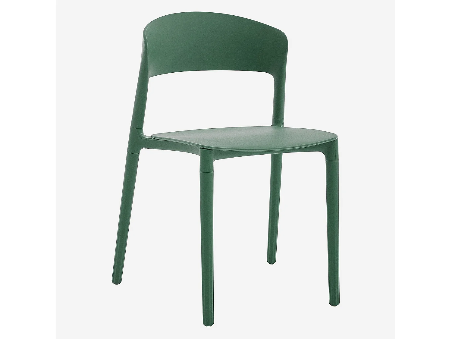 Habitat - Lot de 2 chaises de jardin en polypropylène - Vert sauge - Design by Favaretto & Partners - Faraya