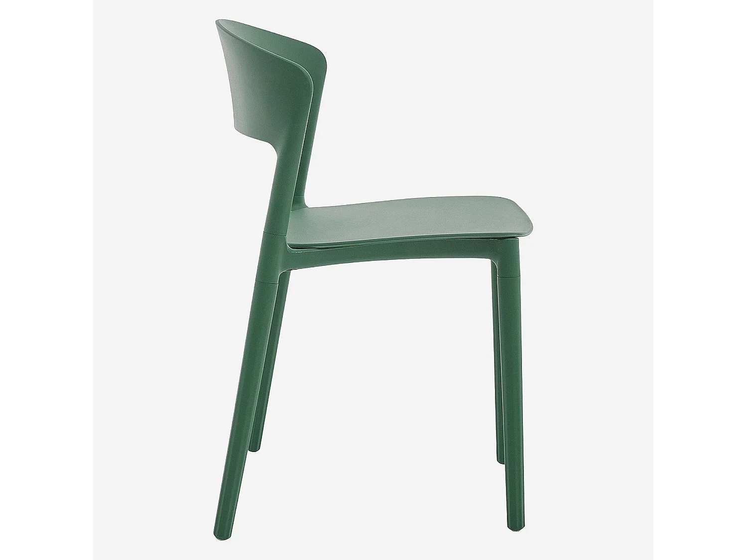 Habitat - Lot de 2 chaises de jardin en polypropylène - Vert sauge - Design by Favaretto & Partners - Faraya